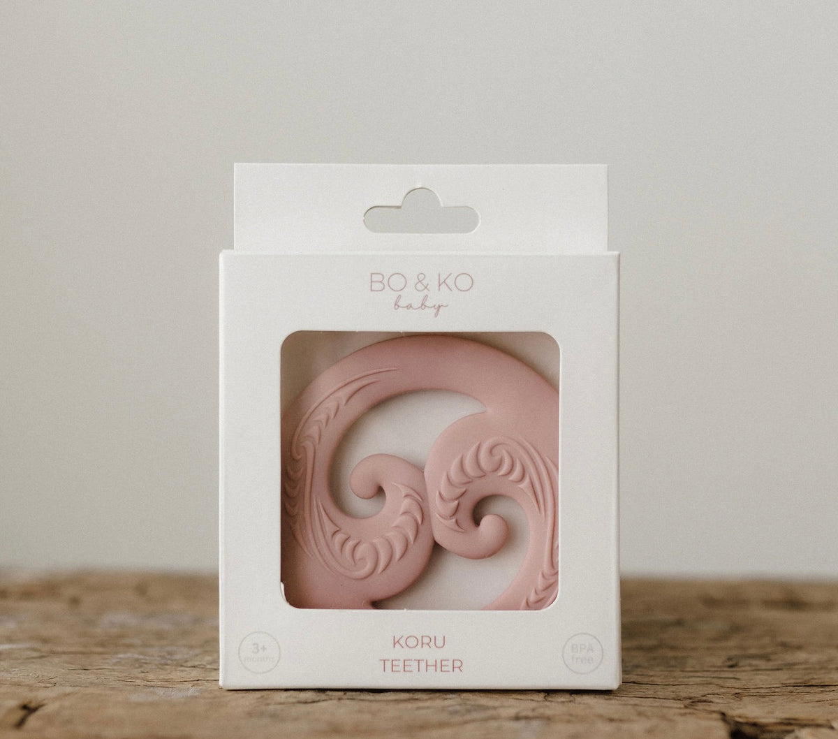 koru, baby toy, koru teether, Teether, Baby teether, Maori baby teether, maori teether, easy to hold, food grade silicone, bpa free, phthalate free, babies, teething, cultural baby products