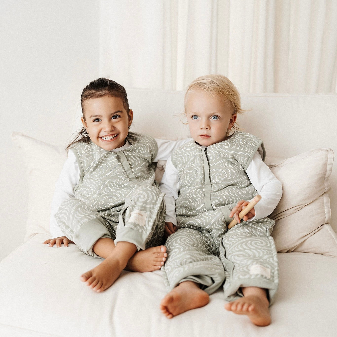 Flax Ngaru Duvet Weight Sleeping Suit