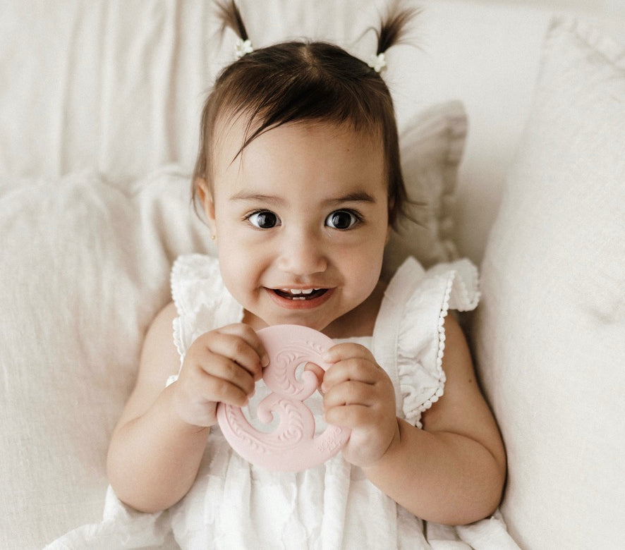 koru, baby toy, koru teether, Teether, Baby teether, Maori baby teether, maori teether, easy to hold, food grade silicone, bpa free, phthalate free, babies, teething, cultural baby products