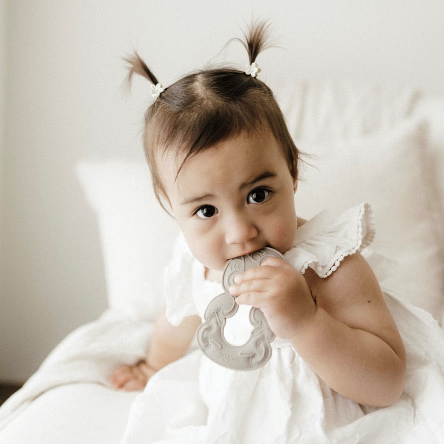 Tiki, Tiki teether, Teether, Baby teether, Maori baby teether, maori teether, easy to hold, food grade silicone, bpa free, phthalate free, babies, teething, cultural baby products