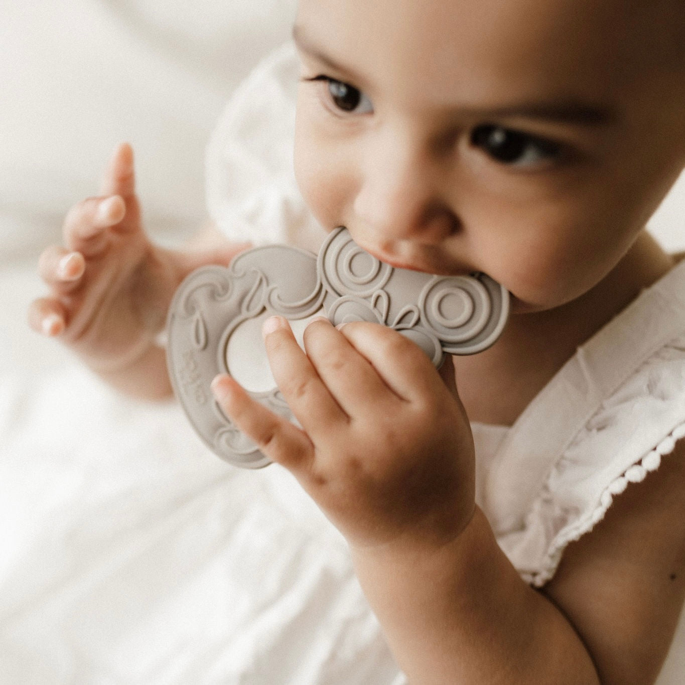 Tiki, Tiki teether, Teether, Baby teether, Maori baby teether, maori teether, easy to hold, food grade silicone, bpa free, phthalate free, babies, teething, cultural baby products