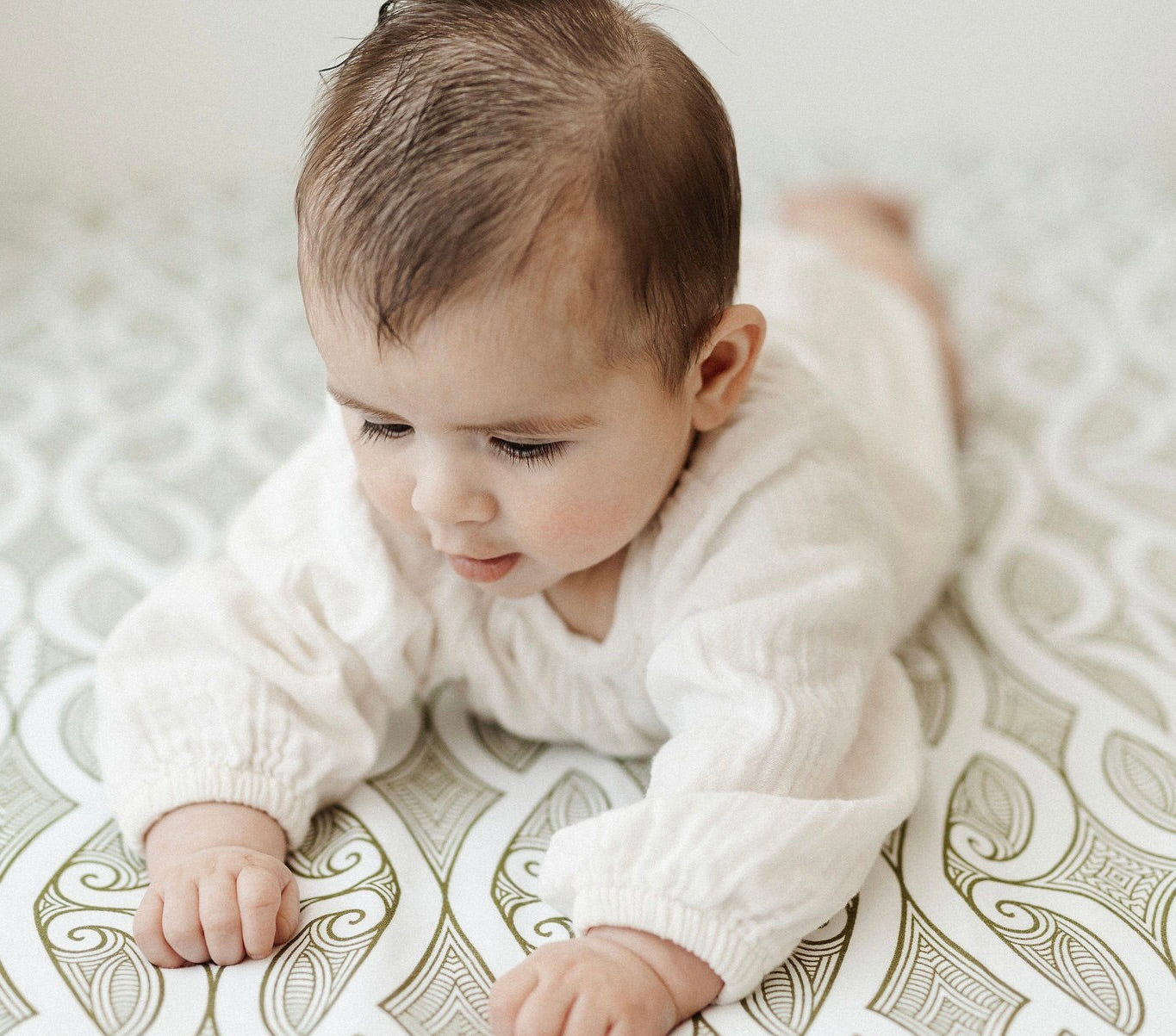 Māori cot sheet, koru cot sheet, Māori baby, maori, cultural baby, cot sheet, pepe cot sheet, pēpi cot sheet, koru, Māori baby