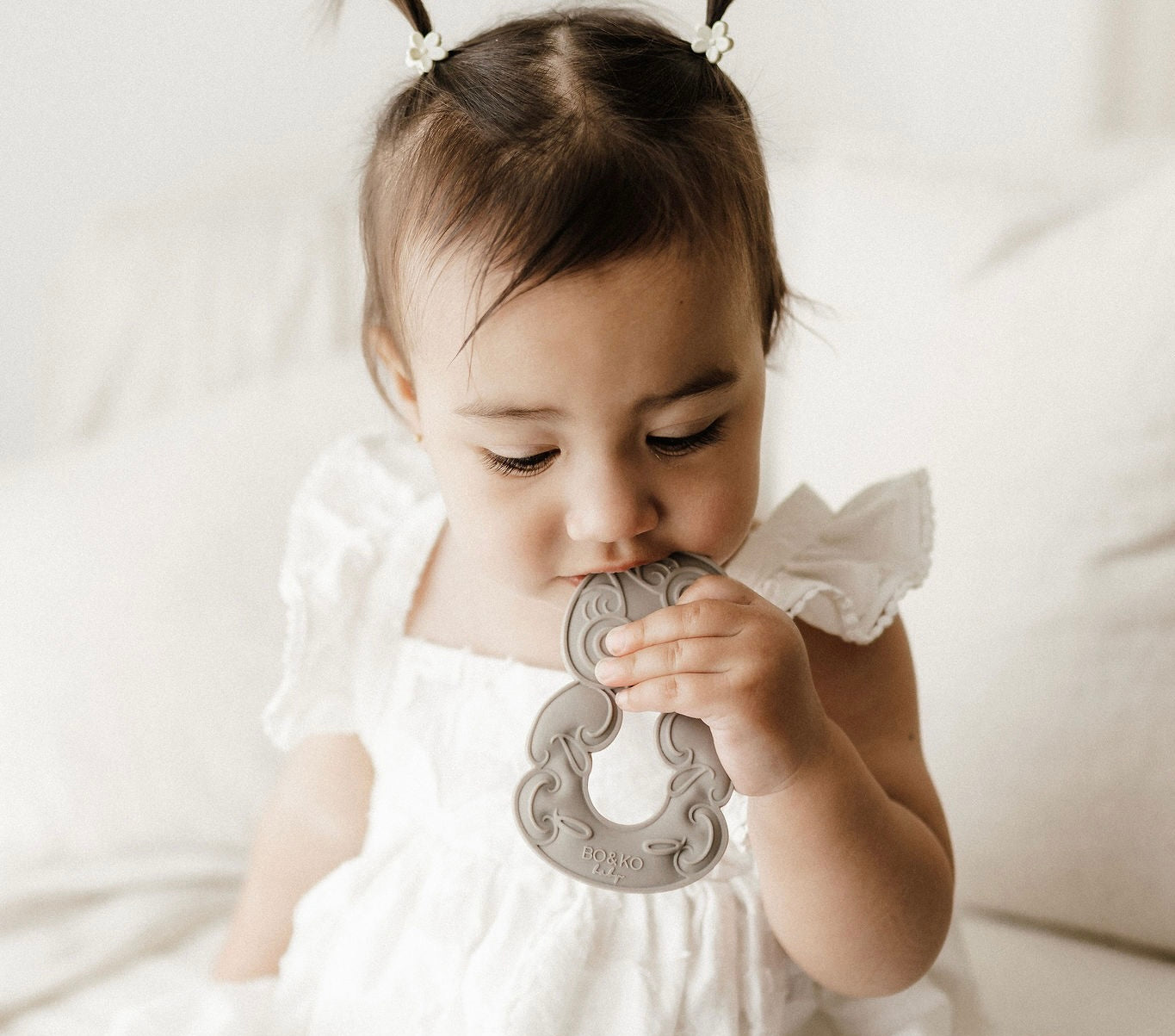 Tiki, Tiki teether, Teether, Baby teether, Maori baby teether, maori teether, easy to hold, food grade silicone, bpa free, phthalate free, babies, teething, cultural baby products