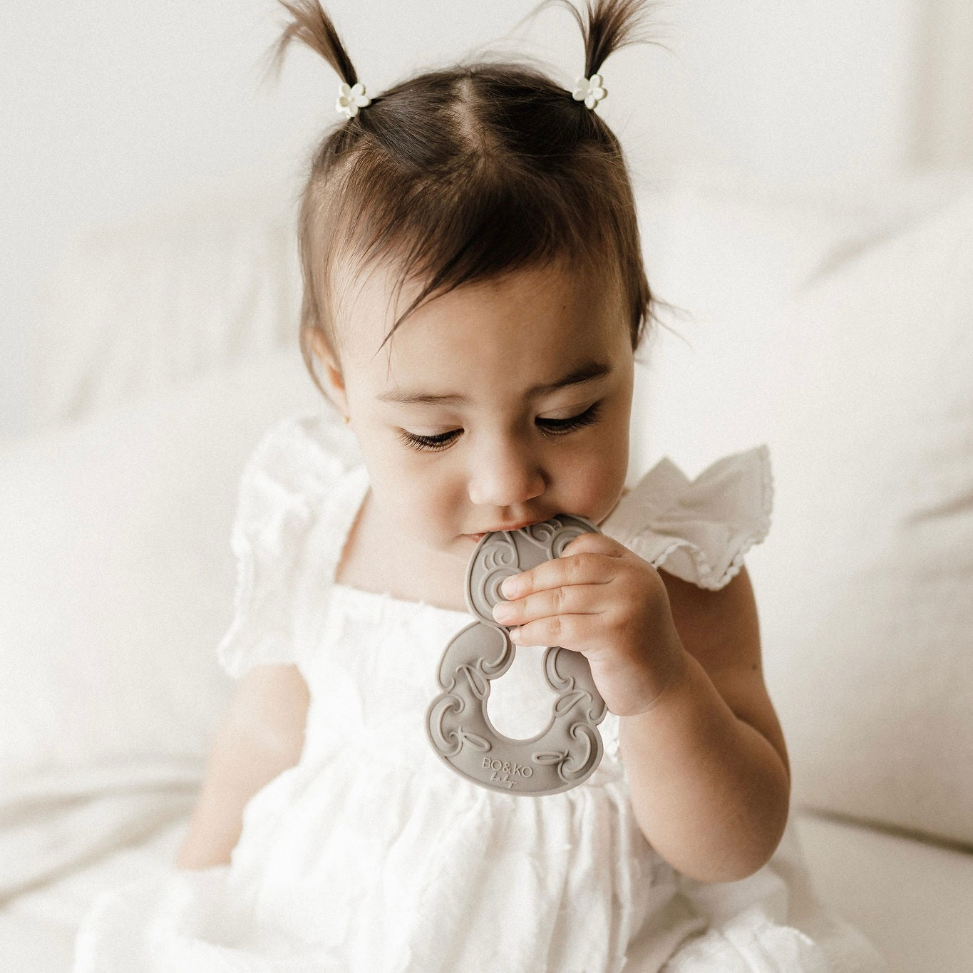 Tiki, Tiki teether, Teether, Baby teether, Maori baby teether, maori teether, easy to hold, food grade silicone, bpa free, phthalate free, babies, teething, cultural baby products