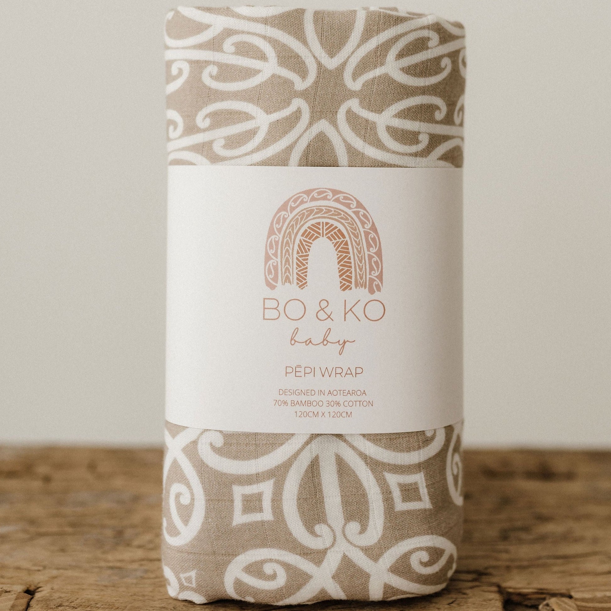 Māori baby, maori, cultural baby, baby wrap, pepe wrap, pēpi wrap, swaddle, feeding cover, nursing cover, shade cloth, baby shade cloth, light baby blanket, bamboo and cotton blend, cultural baby, burp cloth, Māori pēpi wrap
