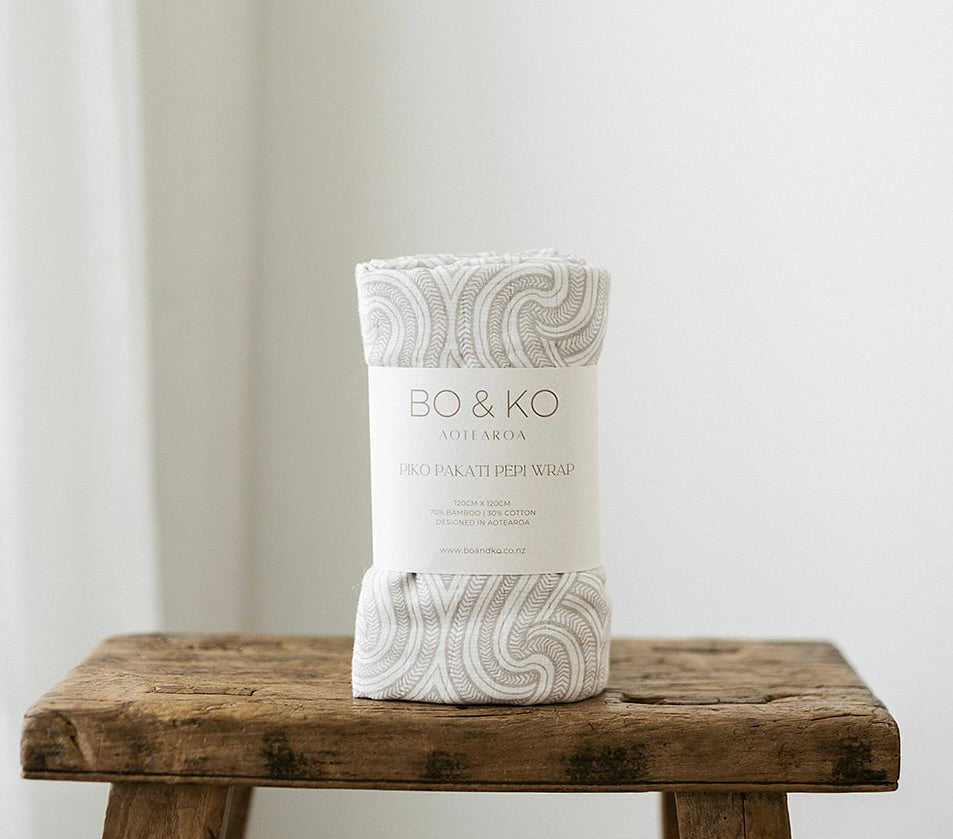 Māori baby, maori, cultural baby, baby wrap, pepe wrap, pēpi wrap, swaddle, feeding cover, nursing cover, shade cloth, baby shade cloth, light baby blanket, bamboo and cotton blend, cultural baby, burp cloth, Māori pēpi wrap