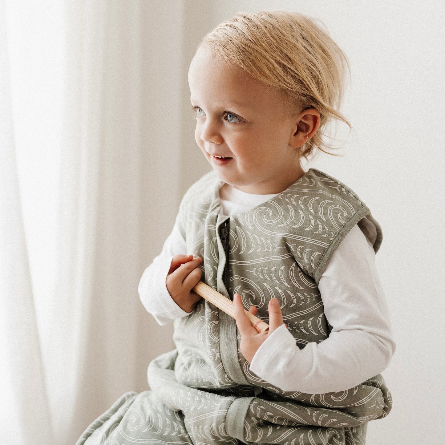 Flax Ngaru Duvet Weight Sleeping Suit