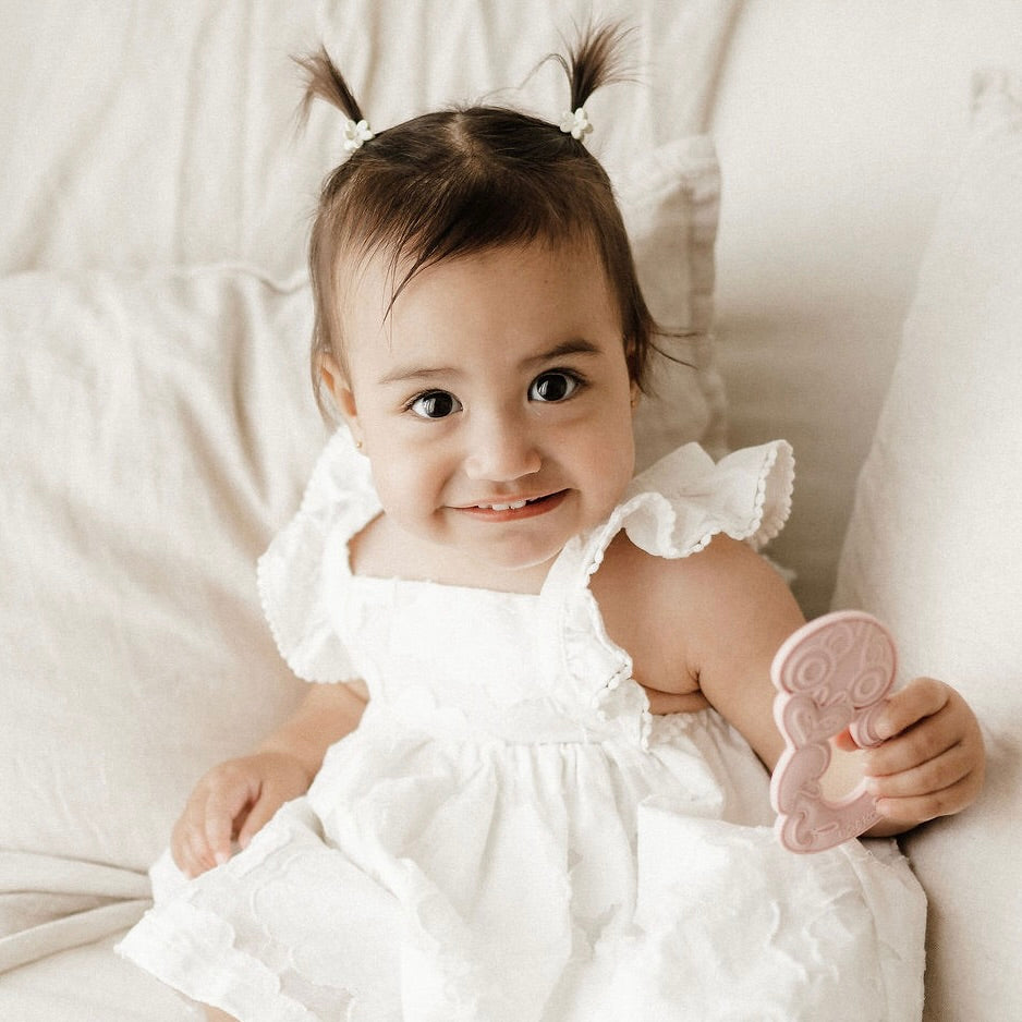 Tiki, Tiki teether, Teether, Baby teether, Maori baby teether, maori teether, easy to hold, food grade silicone, bpa free, phthalate free, babies, teething, cultural baby products