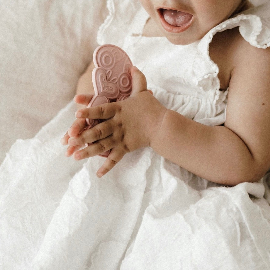  Tiki, Tiki teether, Teether, Baby teether, Maori baby teether, maori teether, easy to hold, food grade silicone, bpa free, phthalate free, babies, teething, cultural baby products