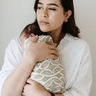 Māori baby, maori, cultural baby, baby wrap, pepe wrap, pēpi wrap, swaddle, feeding cover, nursing cover, shade cloth, baby shade cloth, light baby blanket, bamboo and cotton blend, cultural baby, burp cloth, Māori pēpi wrap