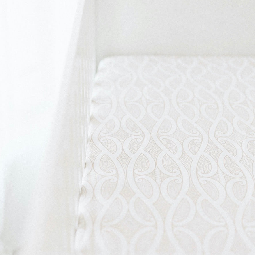 Māori cot sheet, koru cot sheet, Māori baby, maori, cultural baby, cot sheet, pepe cot sheet, pēpi cot sheet, koru, Māori baby, 