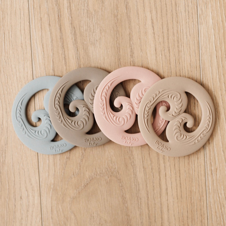 Koru Teether | Duck Egg Blue