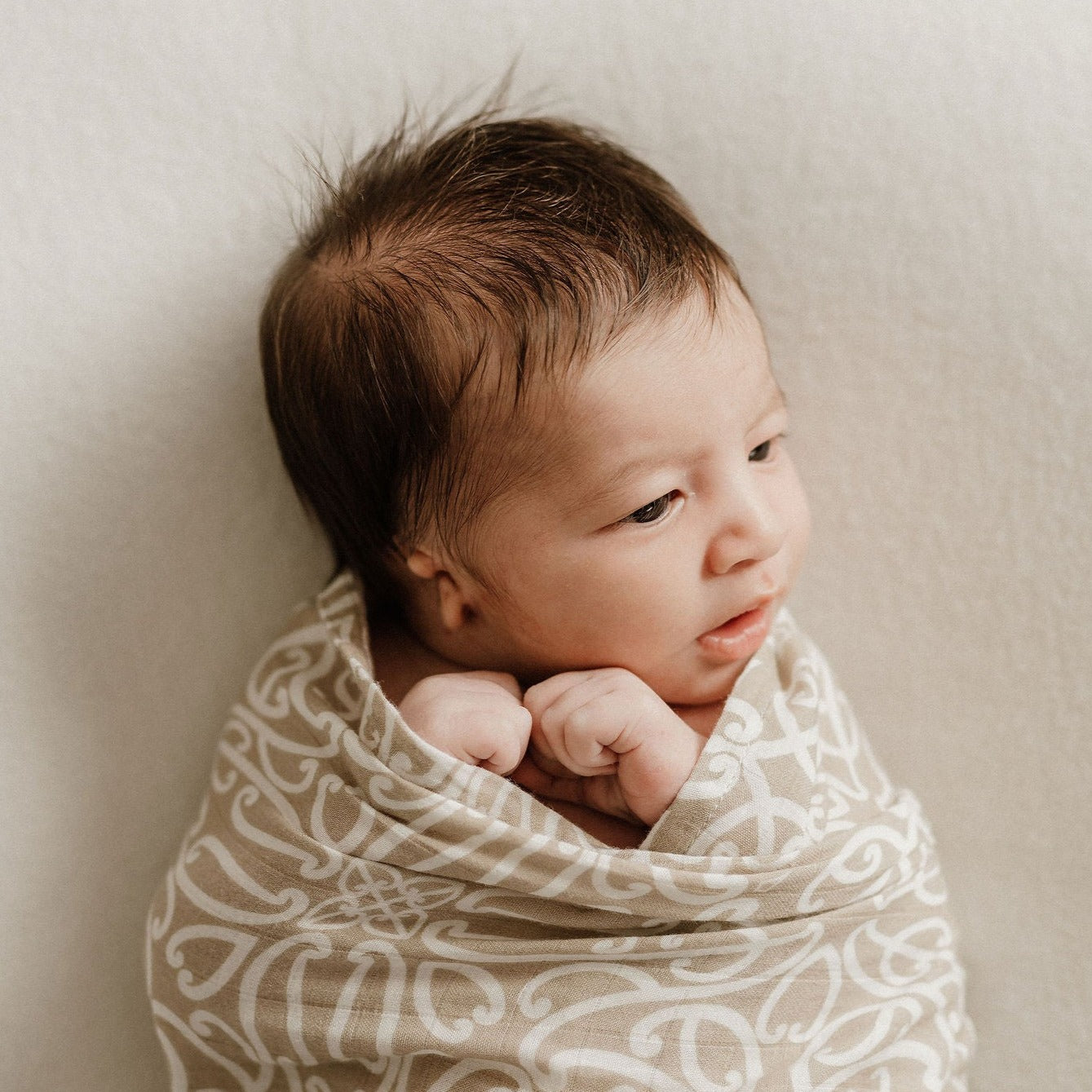 Māori baby, maori, cultural baby, baby wrap, pepe wrap, pēpi wrap, swaddle, feeding cover, nursing cover, shade cloth, baby shade cloth, light baby blanket, bamboo and cotton blend, cultural baby, burp cloth, Māori pēpi wrap