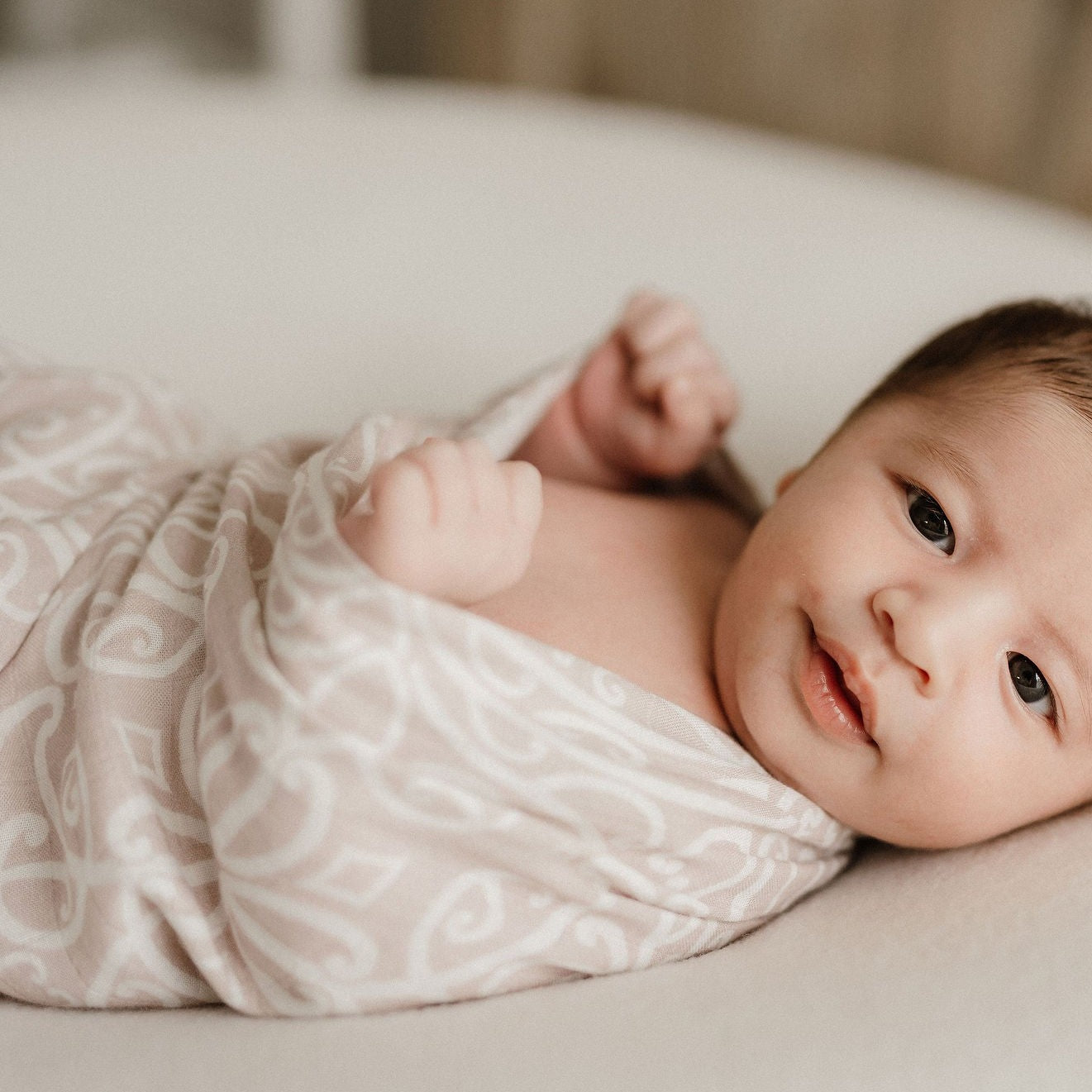 Māori baby, maori, cultural baby, baby wrap, pepe wrap, pēpi wrap, swaddle, feeding cover, nursing cover, shade cloth, baby shade cloth, light baby blanket, bamboo and cotton blend, cultural baby, burp cloth, Māori pēpi wrap