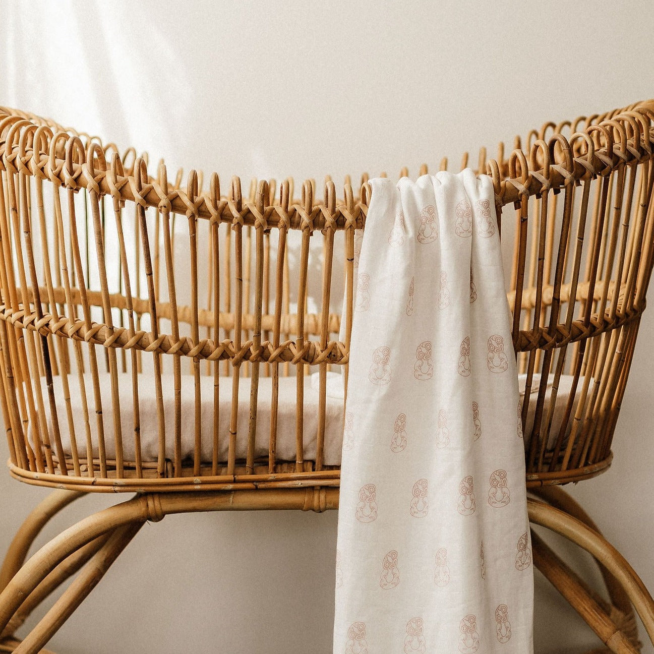 Māori baby, maori, cultural baby, baby wrap, pepe wrap, pēpi wrap, swaddle, feeding cover, nursing cover, shade cloth, baby shade cloth, light baby blanket, bamboo and cotton blend, cultural baby, burp cloth, Māori pēpi wrap, Tiki, Tiki baby