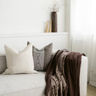 Throw blanket, sofa throw, decorative blanket, home textile, Māori-inspired design, Māori patterns, geometric motifs, koru patterns, earthy tones, brown and beige, natural colours, vibrant colours, Contemporary, minimalist, statement piece, cultural design, Living room décor, sofa styling, cosy home, bedroom styling, commercial gifting, gift box, māori, maori, premium throw blanket, Māori paraikete, authentic Māori, whare, kāinga
