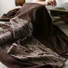 Throw blanket, sofa throw, decorative blanket, home textile, Māori-inspired design, Māori patterns, geometric motifs, koru patterns, earthy tones, brown and beige, natural colours, vibrant colours, Contemporary, minimalist, statement piece, cultural design, Living room décor, sofa styling, cosy home, bedroom styling, commercial gifting, gift box, māori, maori, premium throw blanket, Māori paraikete, authentic Māori, whare, kāinga