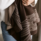 GOTS certified organic cotton, Baby blanket, maori baby blanket, Māori baby, Māori baby blanket, warm blanket, Neutral Blanket, beige, pram blanket, paraikete, heirloom blanket, organic cotton, woven, pēpi, baby, pepe, brown blanket, brown baby blanket, māori 