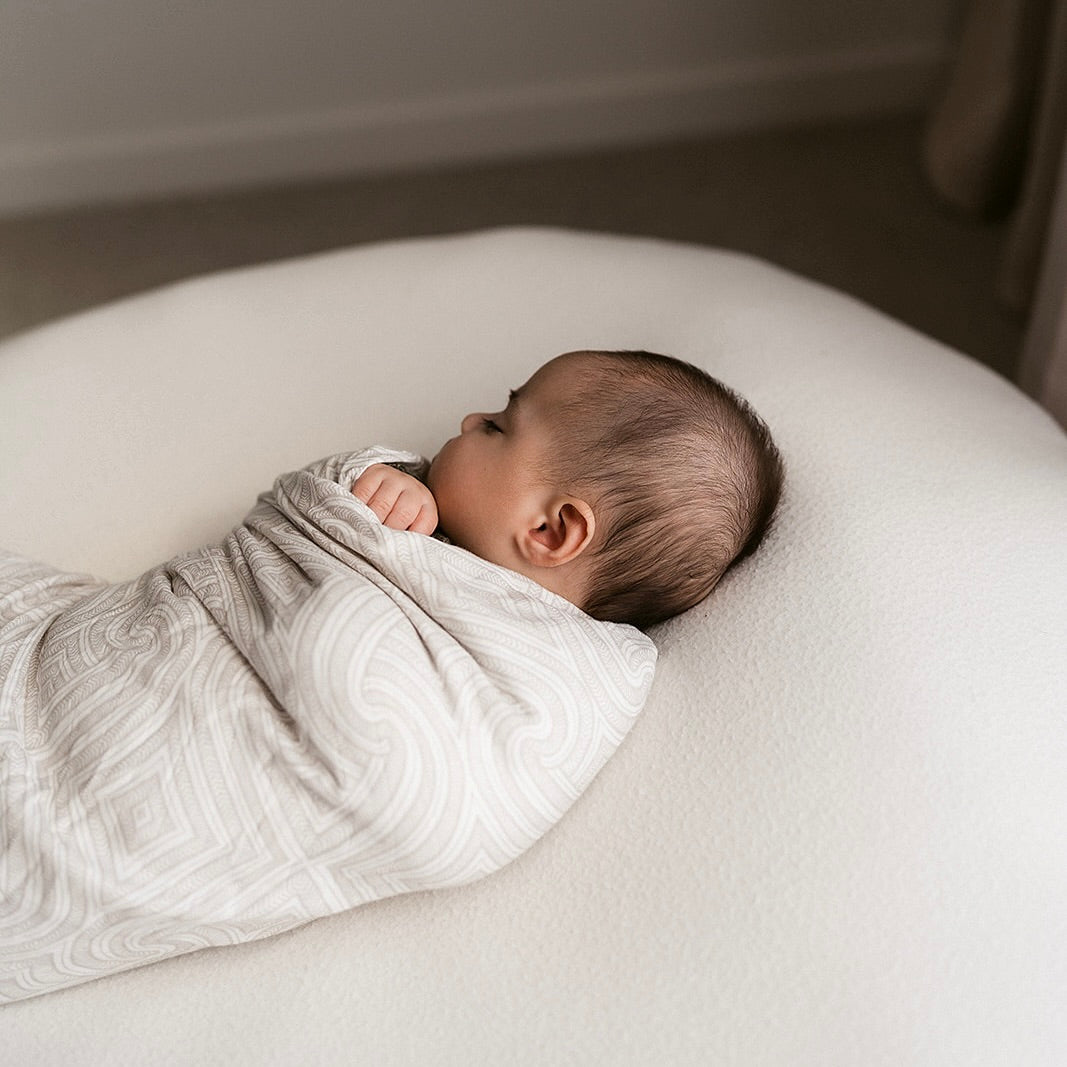Māori baby, maori, cultural baby, baby wrap, pepe wrap, pēpi wrap, swaddle, feeding cover, nursing cover, shade cloth, baby shade cloth, light baby blanket, bamboo and cotton blend, cultural baby, burp cloth, Māori pēpi wrap